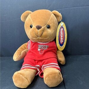 Fanimals Chicago Bulls Brown Teddy Bear New with Tags
